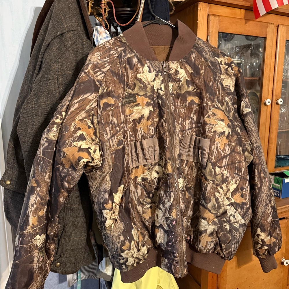 Columbia Camouflage Military Jacket